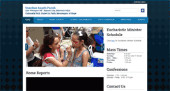 Desktop Screenshot of guardianangelskc.org