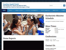Tablet Screenshot of guardianangelskc.org